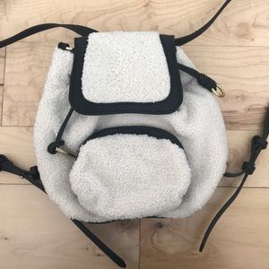 Furry Mini Backpack